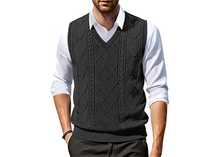 Men's Knitted Sweater Vest