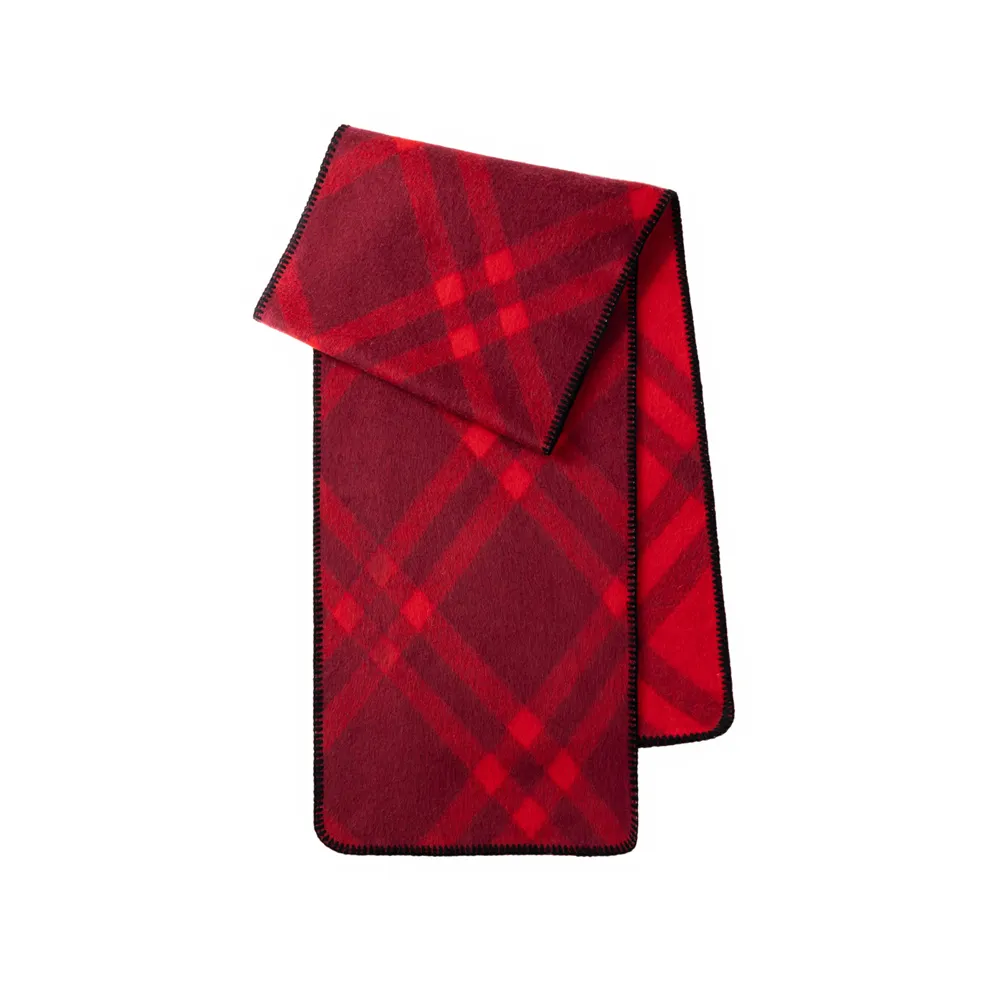Cozy Reversible Wool Neck Scarf Women’s Thick Autumn Winter Accessory